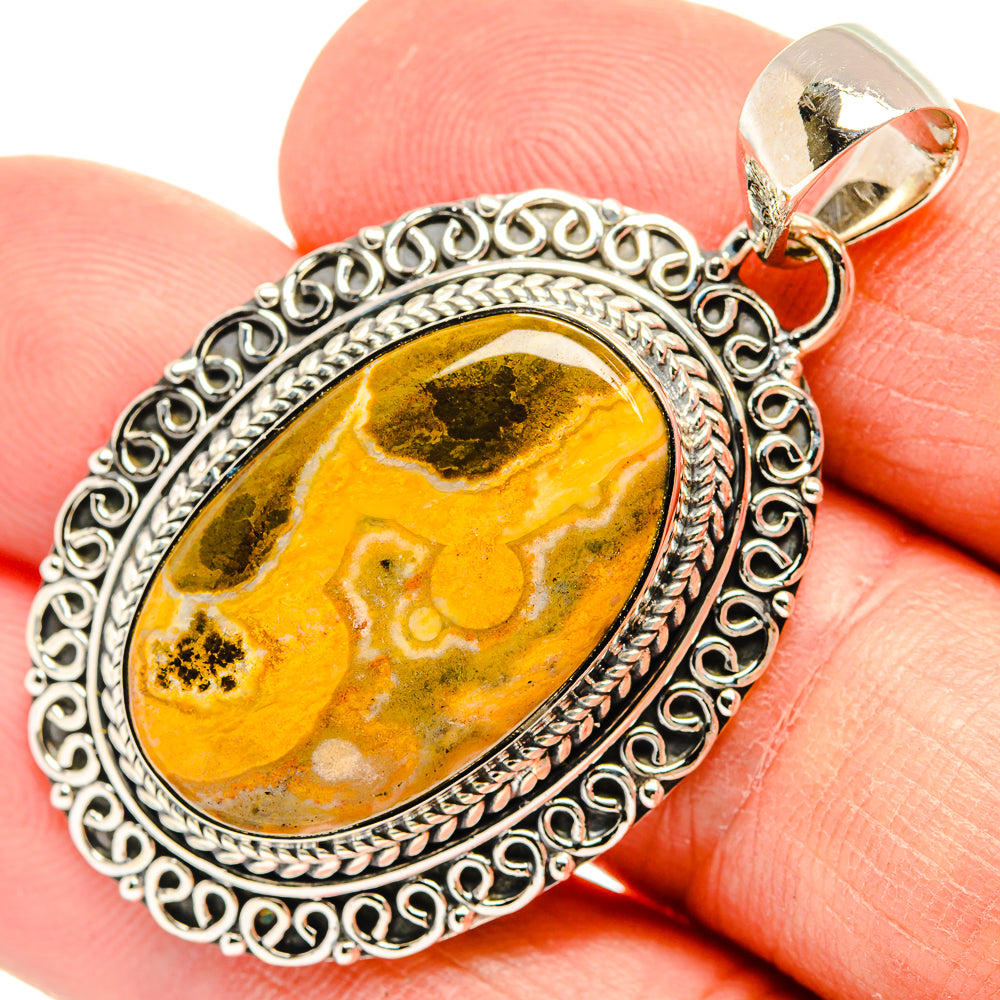 Ocean Jasper Pendants handcrafted by Anasilvercos - PD31464