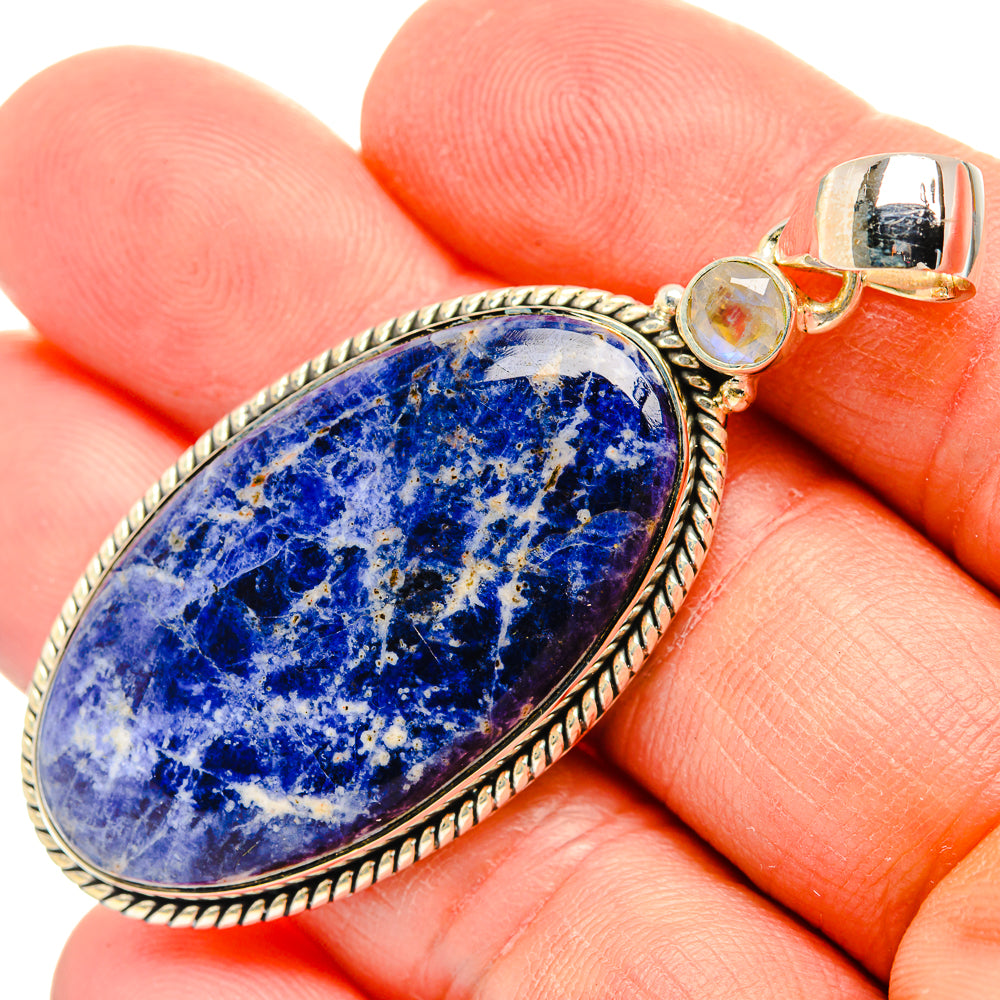 Sodalite Pendants handcrafted by Anasilvercos - PD31469