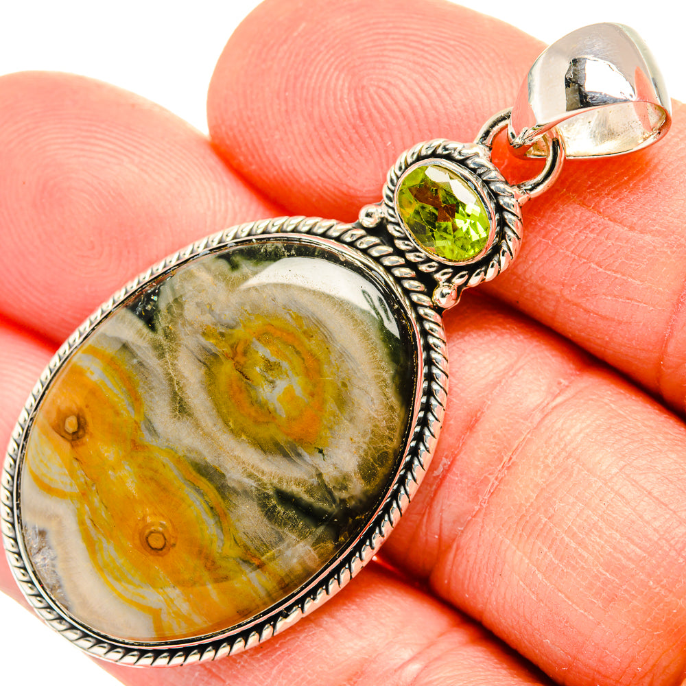 Ocean Jasper Pendants handcrafted by Anasilvercos - PD31488