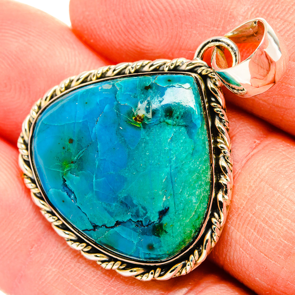 Blue Scheelite Pendants handcrafted by Anasilvercos - PD31505