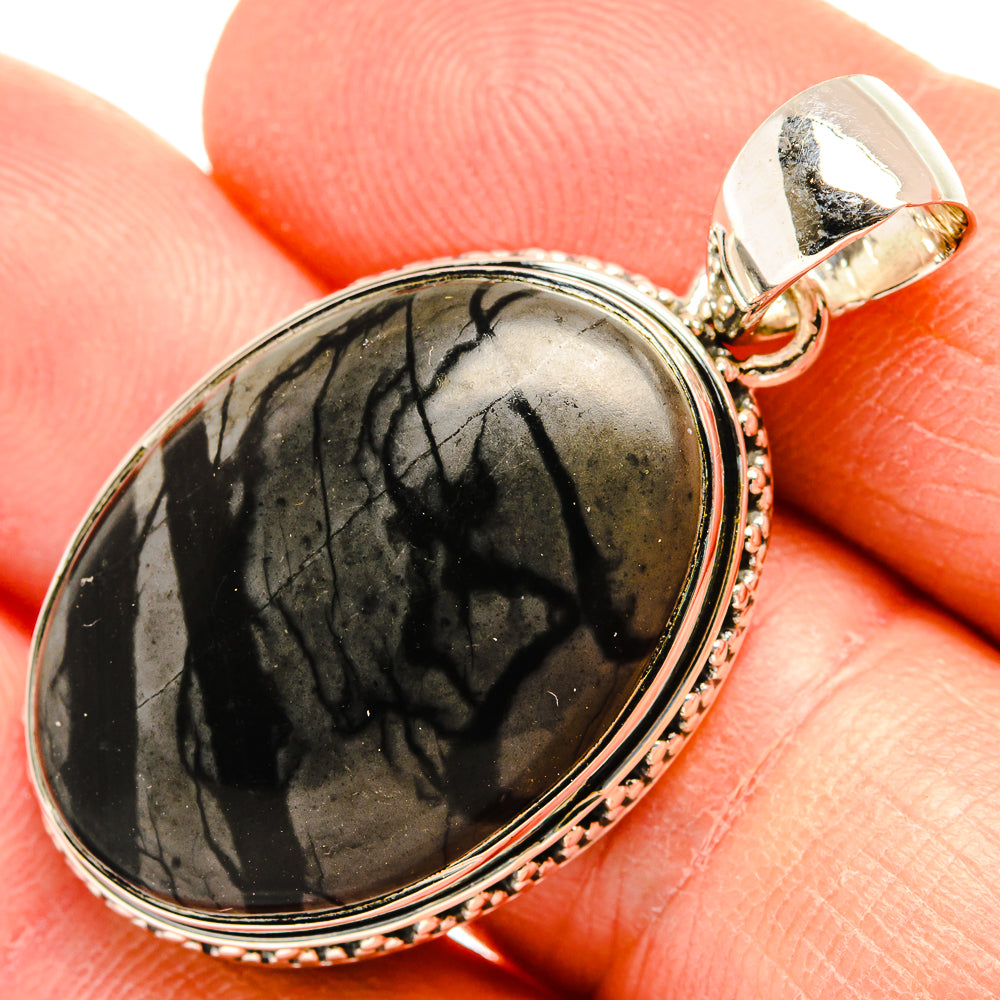 Rainbow Moonstone Pendants handcrafted by Anasilvercos - PD31517