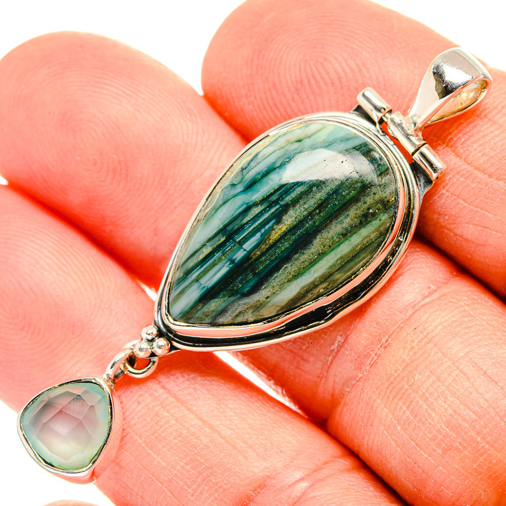 Desert Druzy Pendants handcrafted by Anasilvercos - PD31527