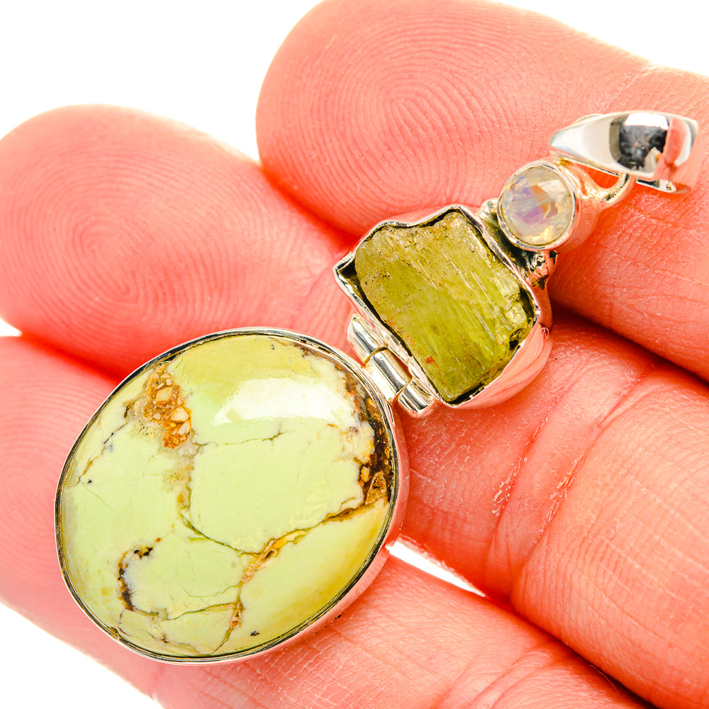 Peridot Pendants handcrafted by Anasilvercos - PD31532