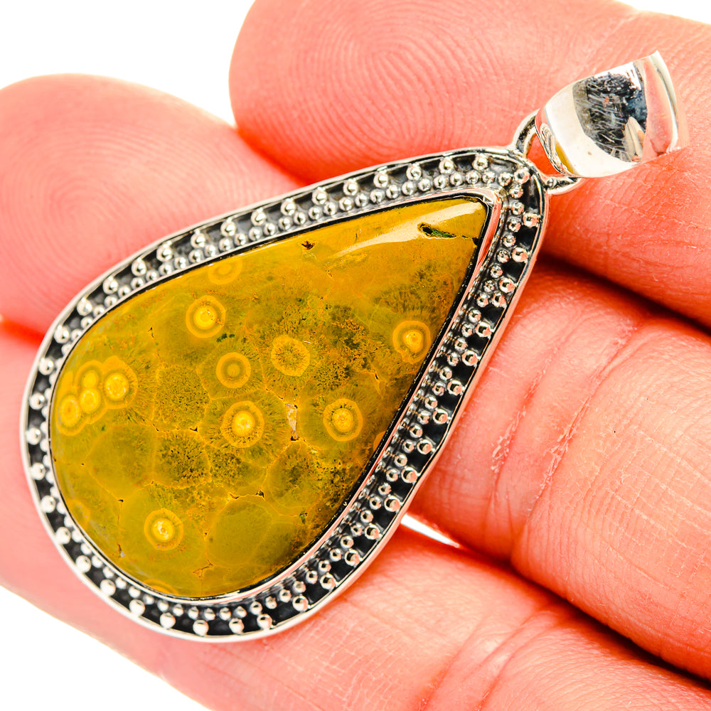 Montana Agate Pendants handcrafted by Anasilvercos - PD31541