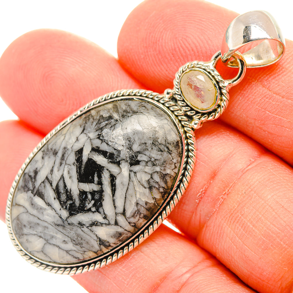 Botswana Agate Pendants handcrafted by Anasilvercos - PD31546