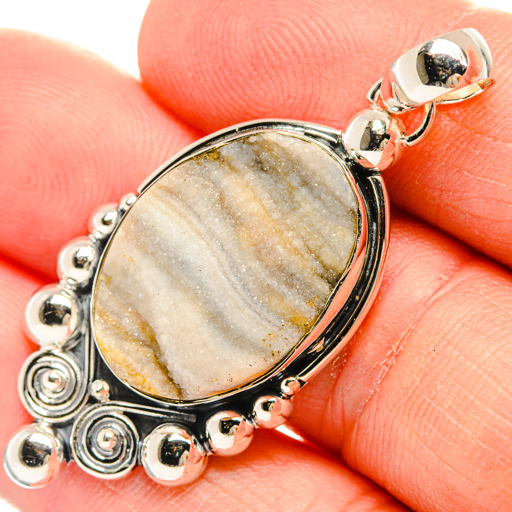 Lemon Chrysoprase Pendants handcrafted by Anasilvercos - PD31548