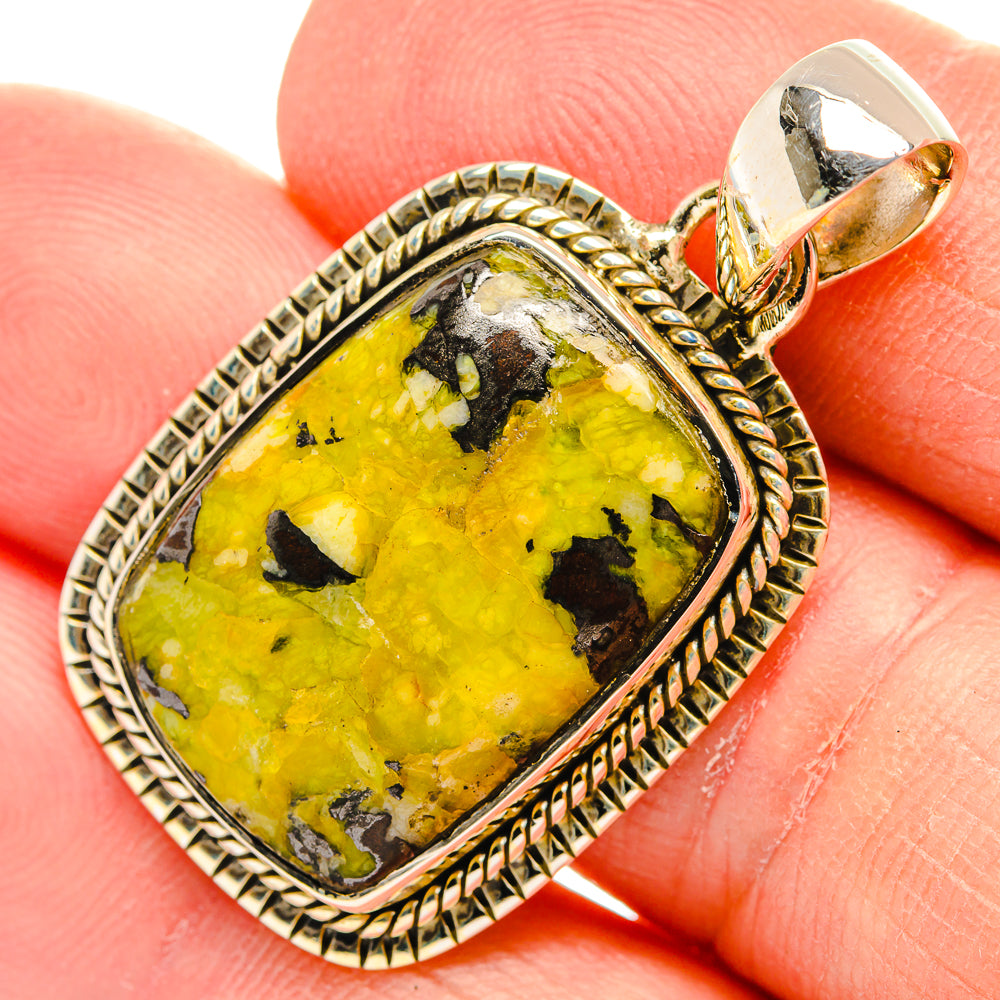 Australian Green Opal Pendants handcrafted by Anasilvercos - PD31556