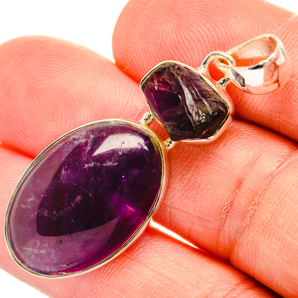 Tourmalinated Quartz Pendants handcrafted by Anasilvercos - PD31576