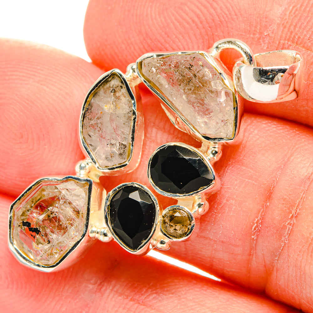 Pyrite Agate Pendants handcrafted by Anasilvercos - PD31577