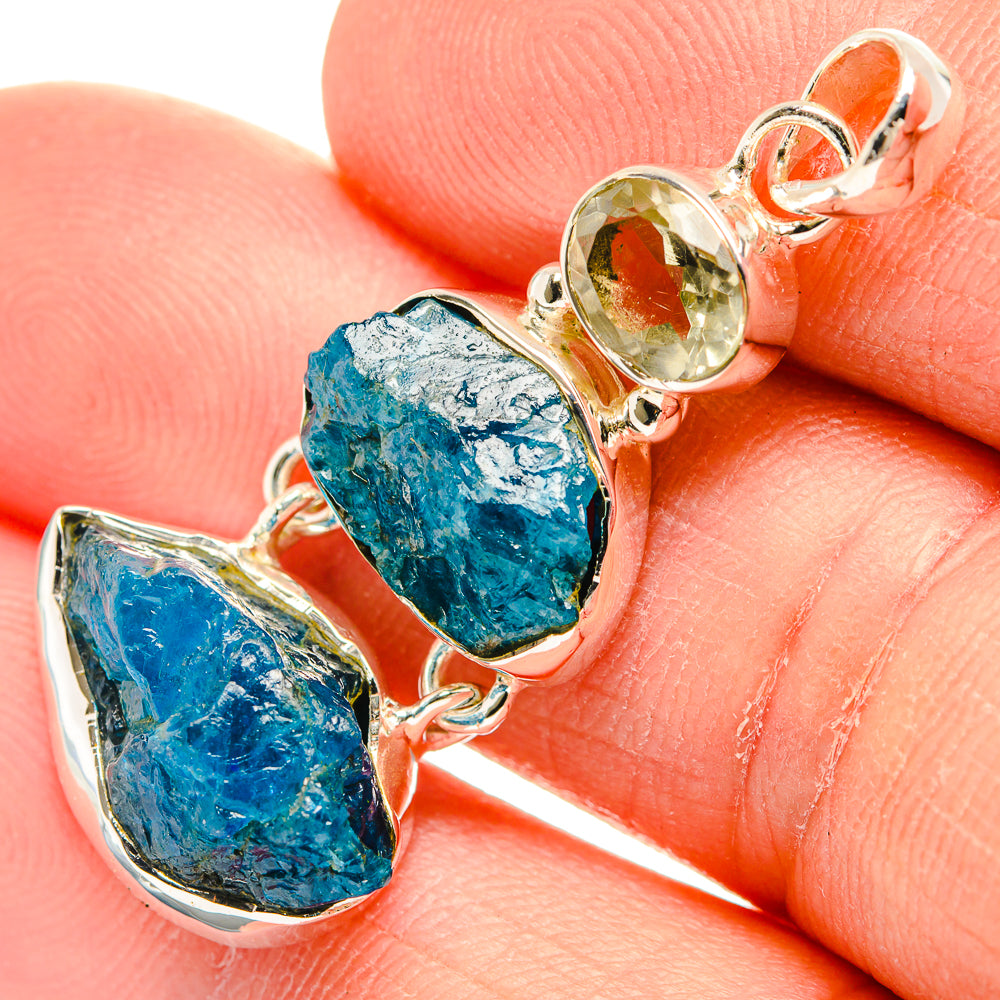 Ruby Fuchsite Pendants handcrafted by Anasilvercos - PD31588