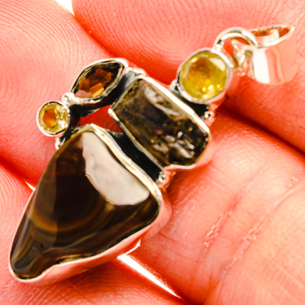 Green Jasper Pendants handcrafted by Anasilvercos - PD31595