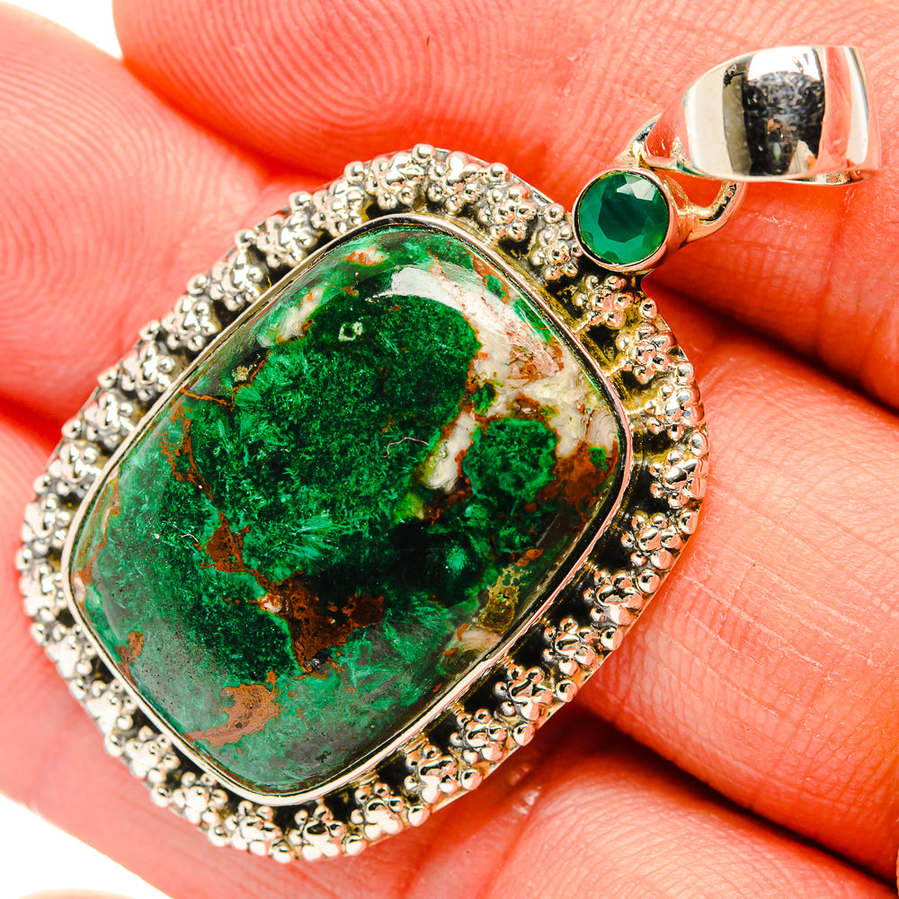 Lizardite Pendants handcrafted by Anasilvercos - PD31627
