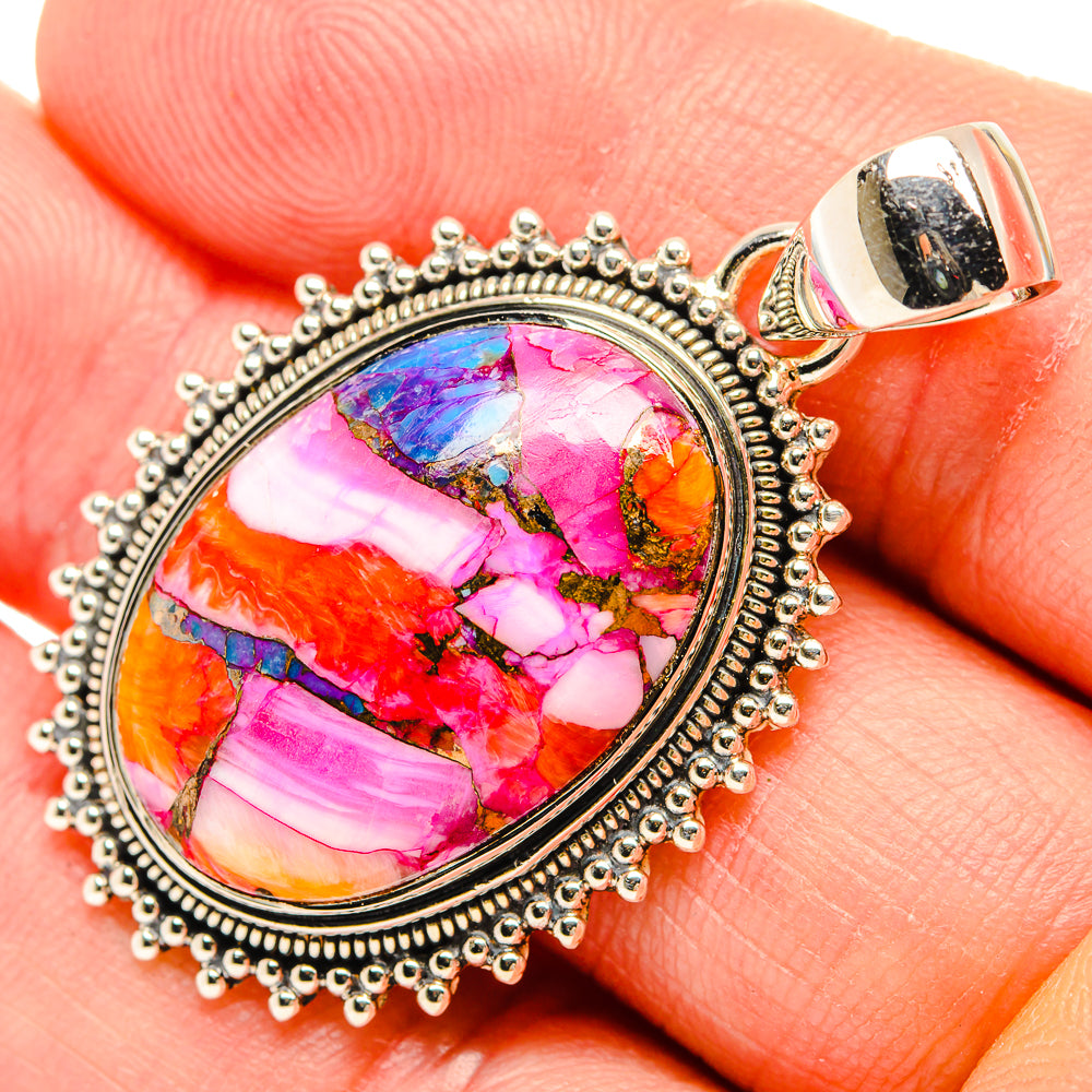 Thulite Pendants handcrafted by Anasilvercos - PD31639