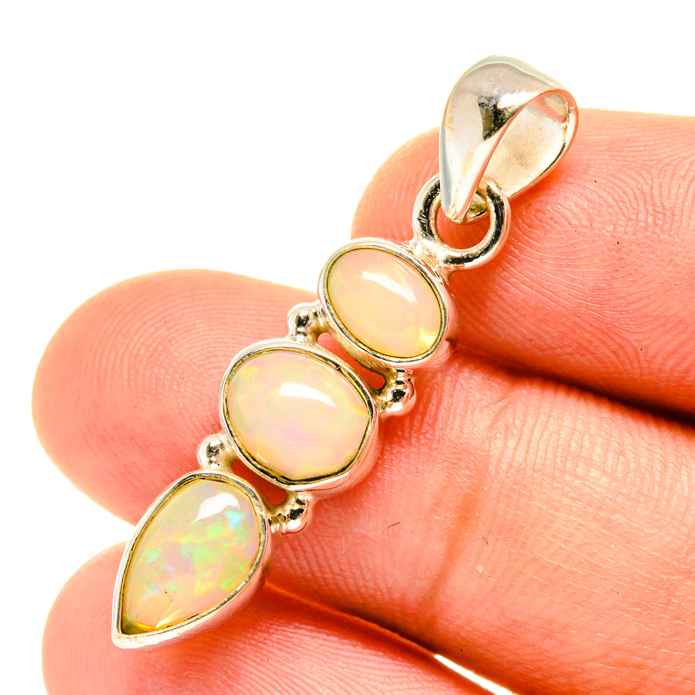 Ethiopian Opal Pendants handcrafted by Anasilvercos - PD3169