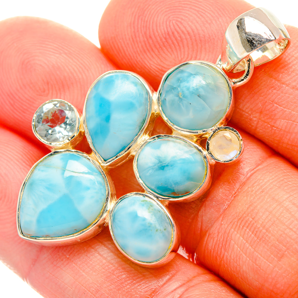 Azurite Pendants handcrafted by Anasilvercos - PD31719
