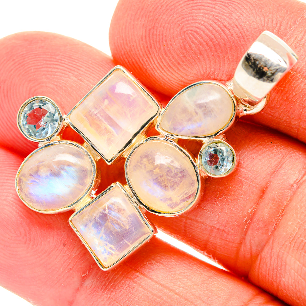 Germany Psilomelane Dendrite Pendants handcrafted by Anasilvercos - PD31744