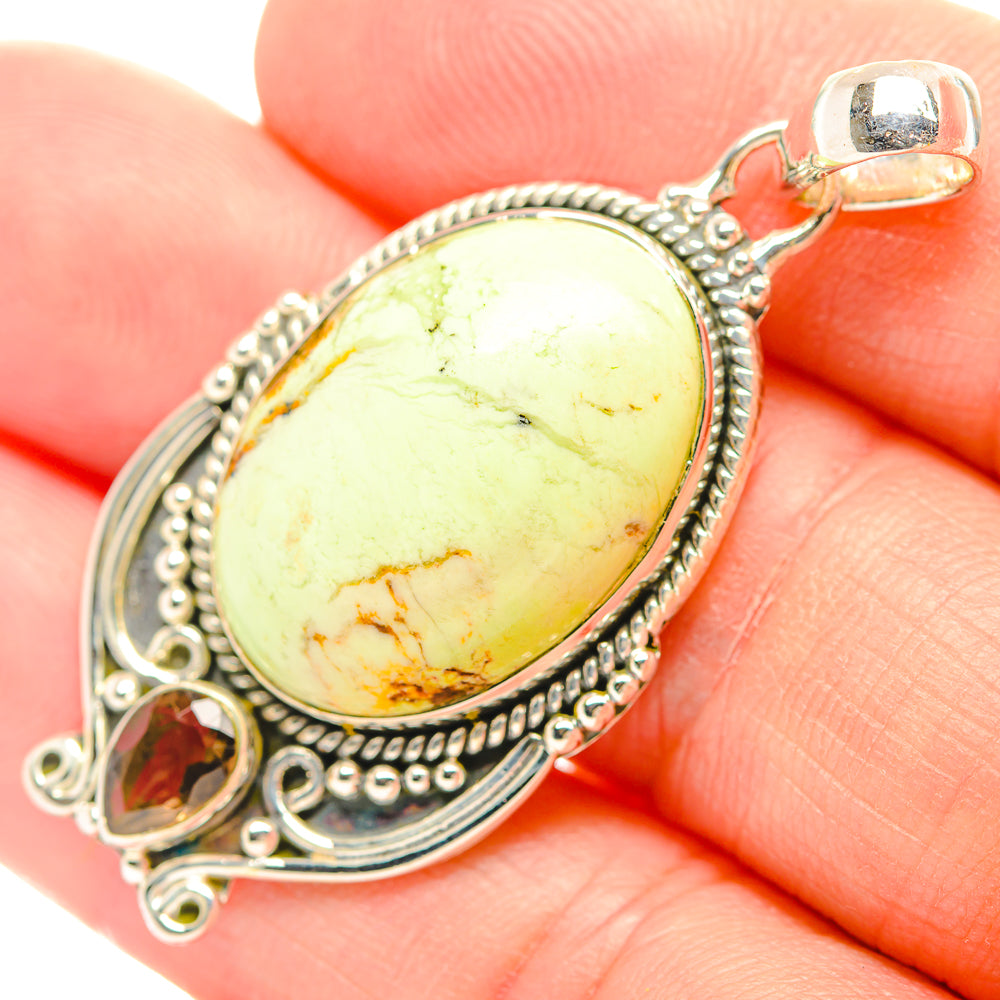 Peridot Pendants handcrafted by Anasilvercos - PD31799