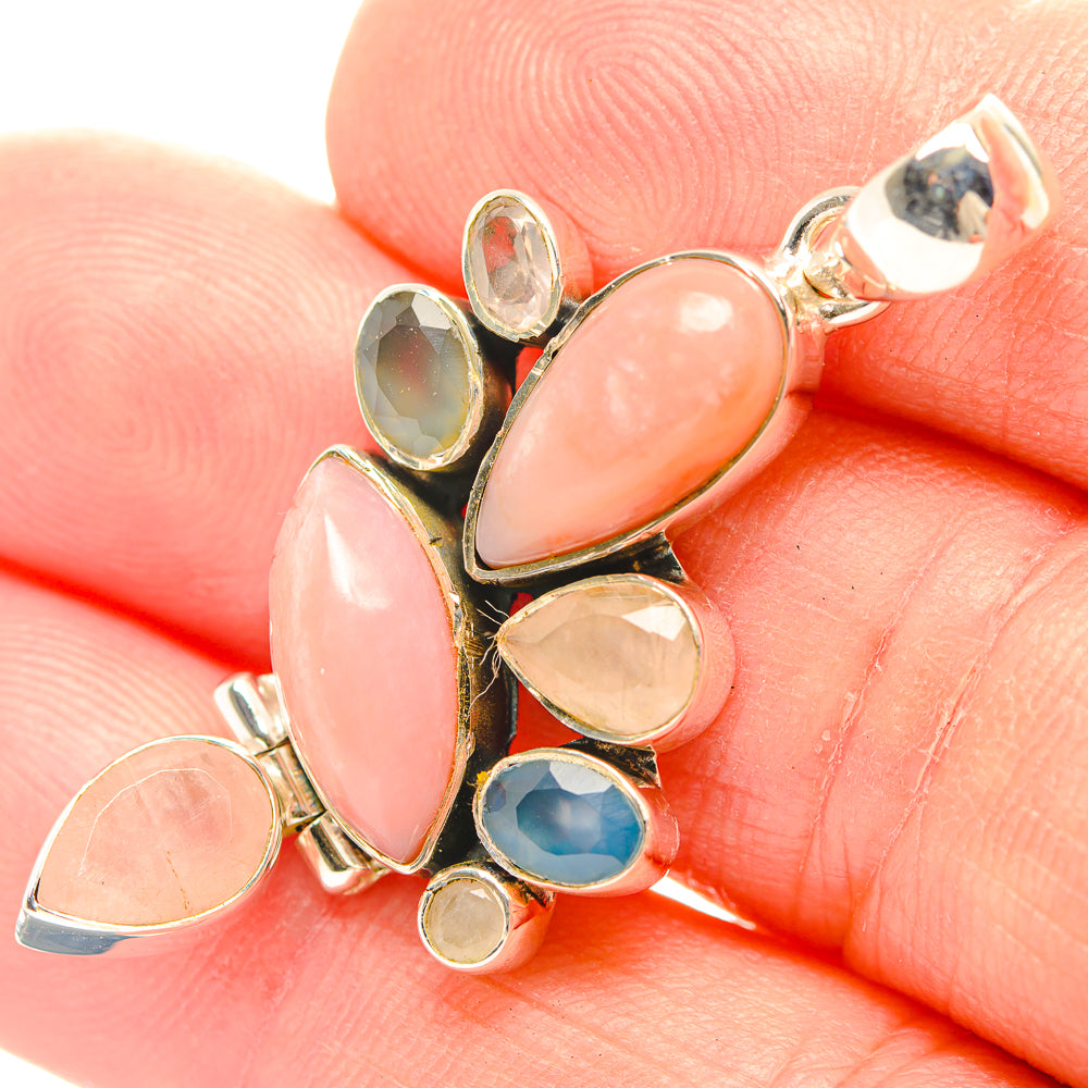 Ethiopian Opal Pendants handcrafted by Anasilvercos - PD31821