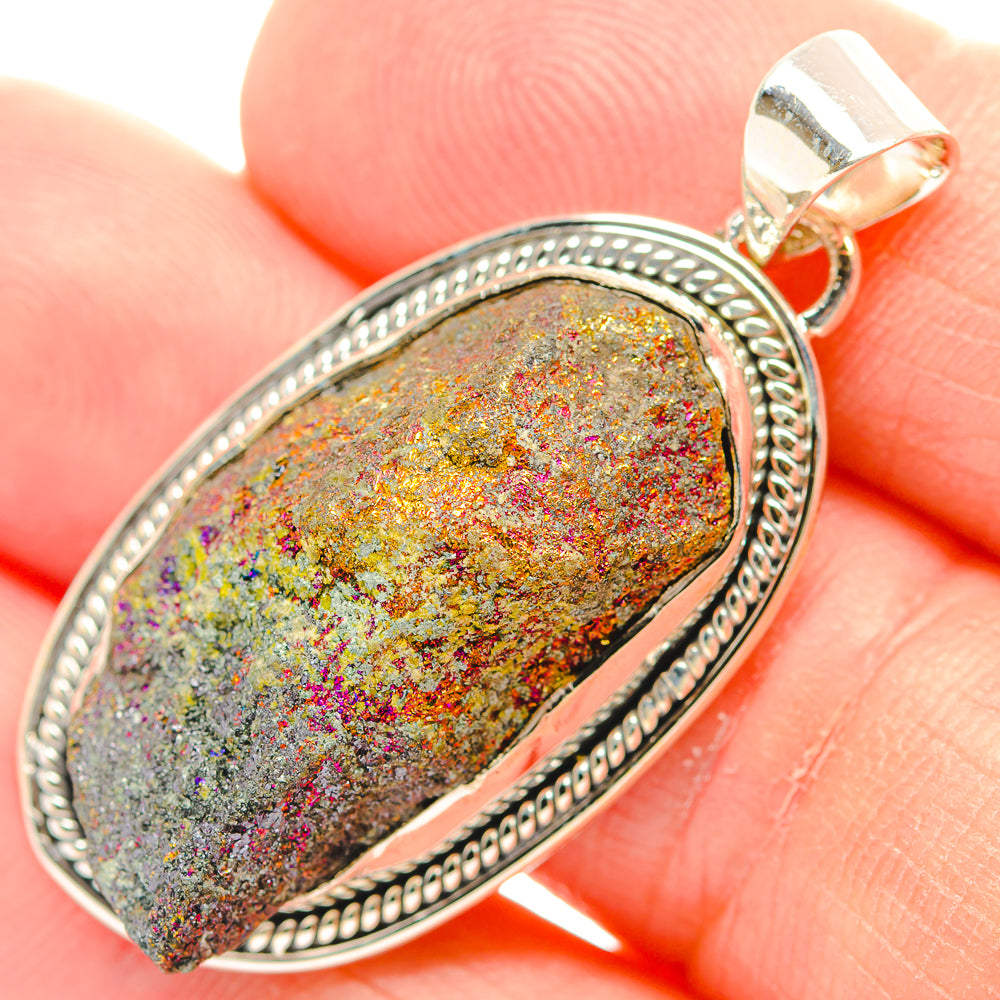Dendritic Opal Pendants handcrafted by Anasilvercos - PD31845