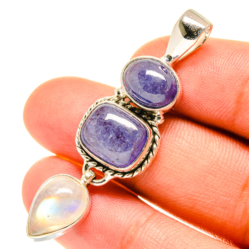 Tanzanite Pendants handcrafted by Anasilvercos - PD3185