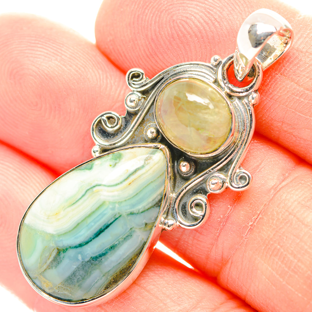 Ocean Jasper Pendants handcrafted by Anasilvercos - PD31850