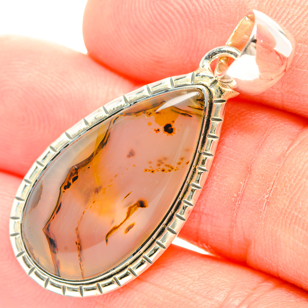 Montana Agate Pendants handcrafted by Anasilvercos - PD31861
