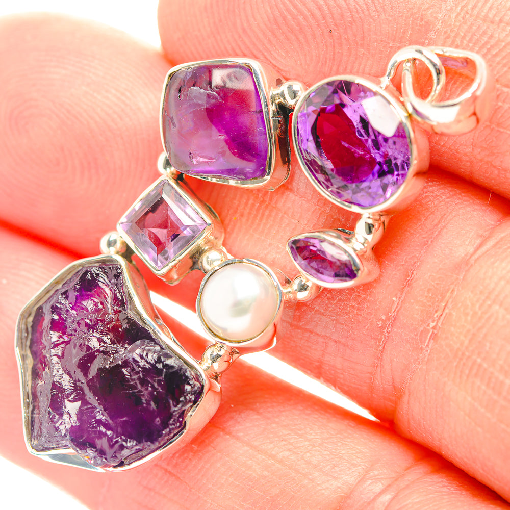 Amethyst Pendants handcrafted by Anasilvercos - PD31864