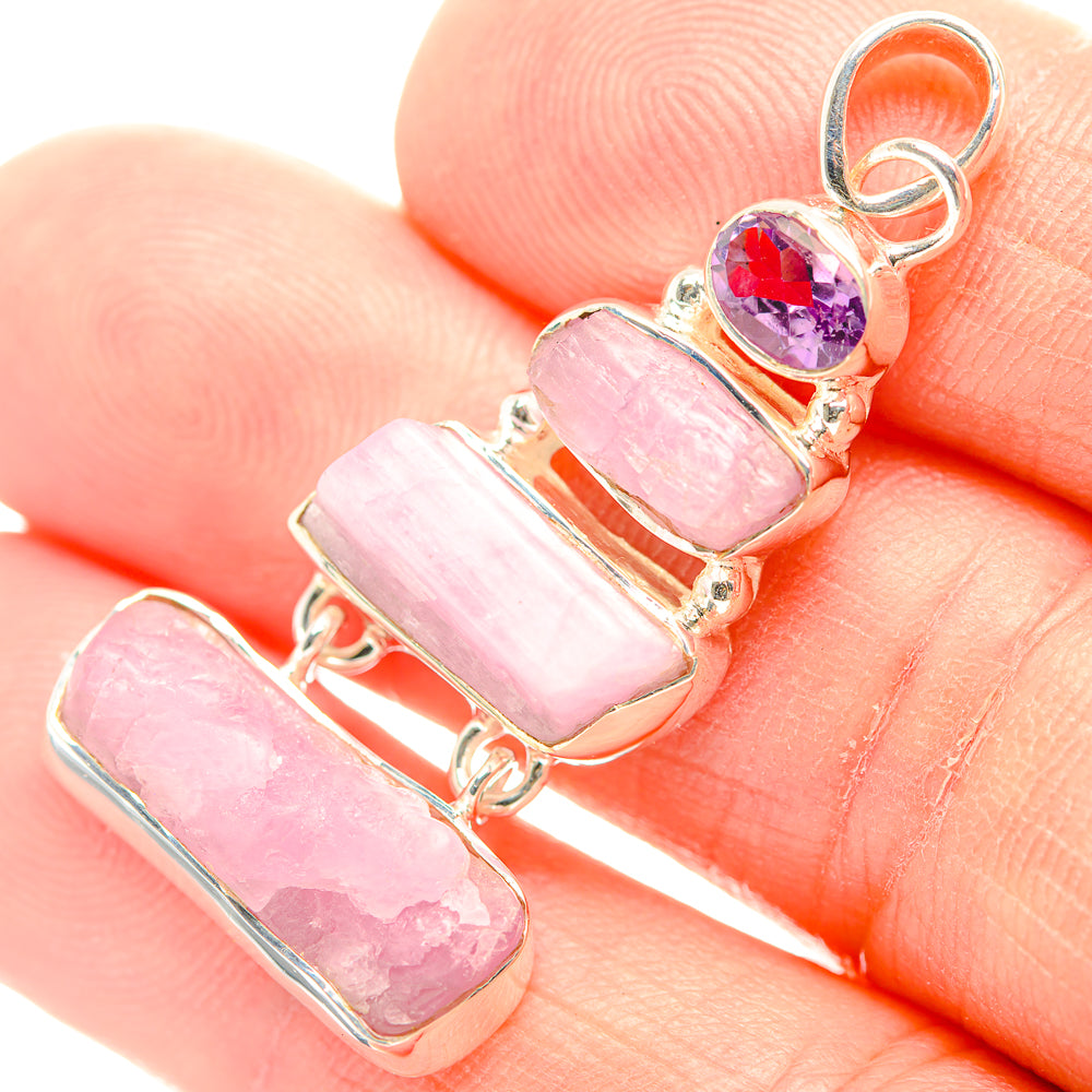 Kunzite Pendants handcrafted by Anasilvercos - PD31867