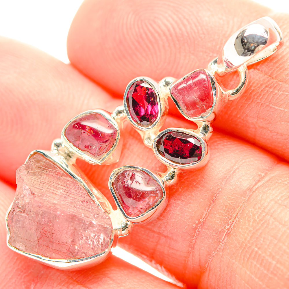Rose Quartz Pendants handcrafted by Anasilvercos - PD31887