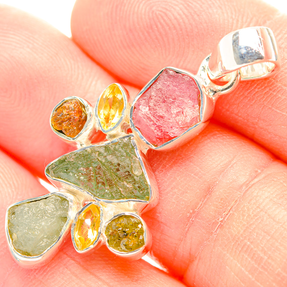 Tourmaline Pendants handcrafted by Anasilvercos - PD31895