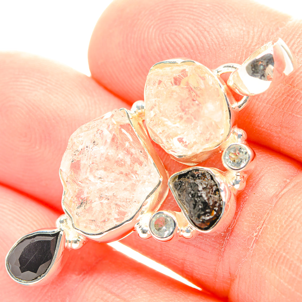 Rainbow Moonstone Pendants handcrafted by Anasilvercos - PD31901