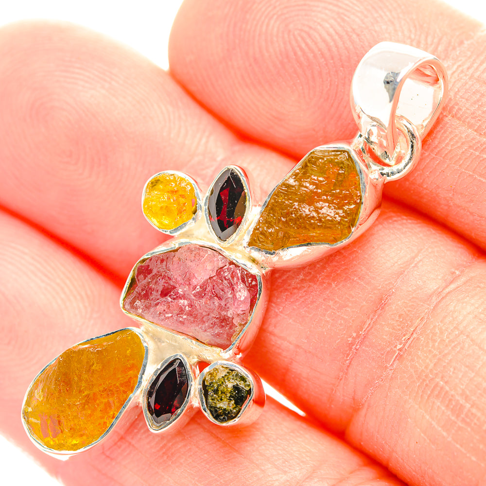 Tourmaline Pendants handcrafted by Anasilvercos - PD31910