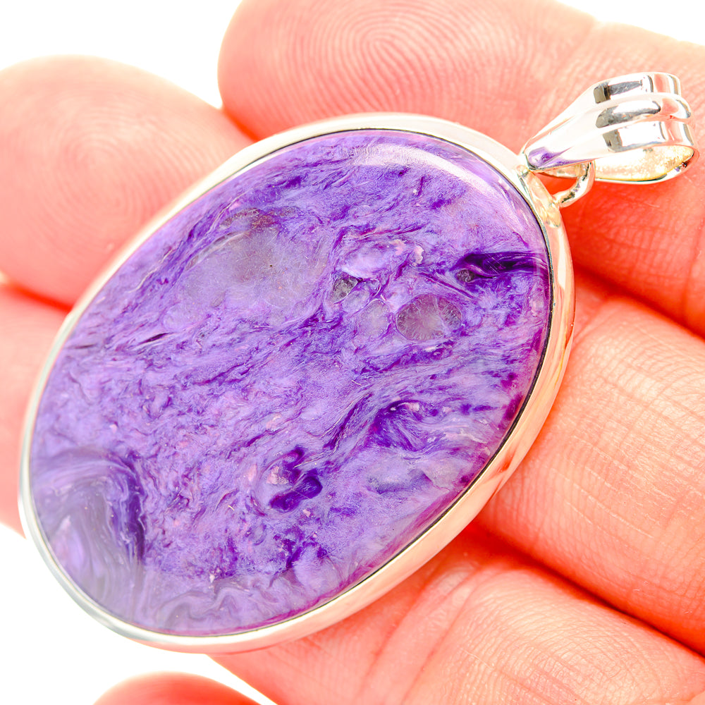 Charoite Pendants handcrafted by Anasilvercos - PD31933