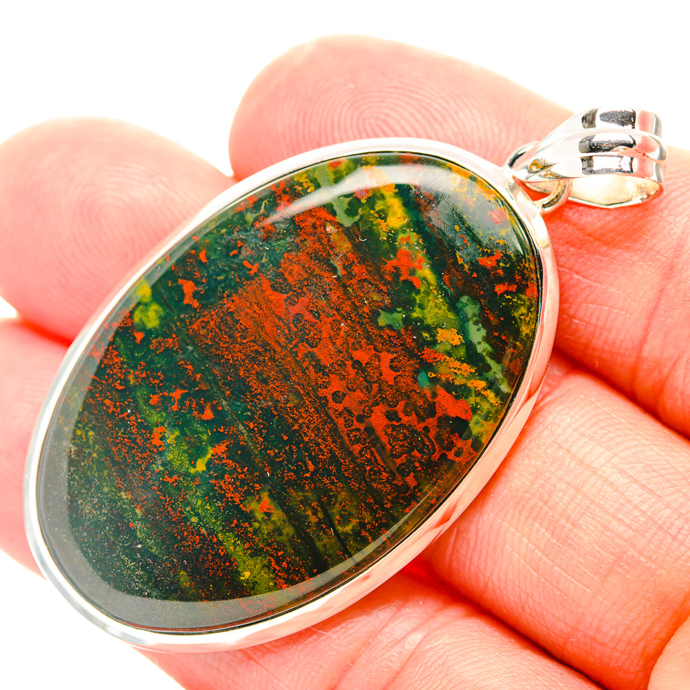 Bloodstone Pendants handcrafted by Anasilvercos - PD31934