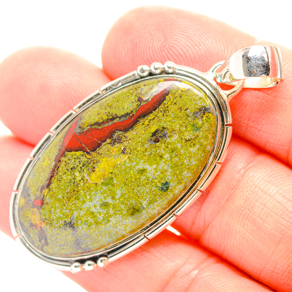 Dragon's Bloodstone Pendants handcrafted by Anasilvercos - PD31943