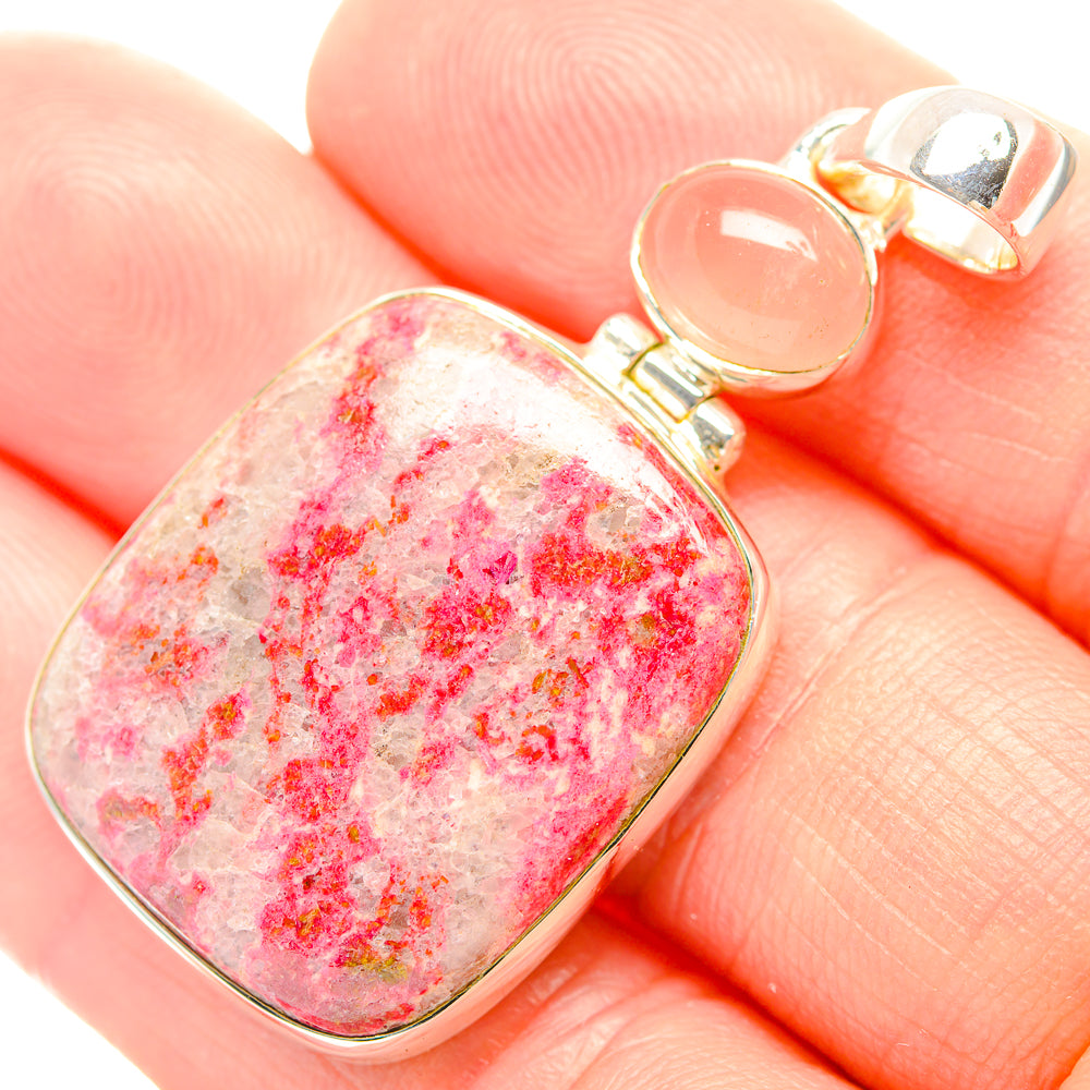 Thulite Pendants handcrafted by Anasilvercos - PD31957
