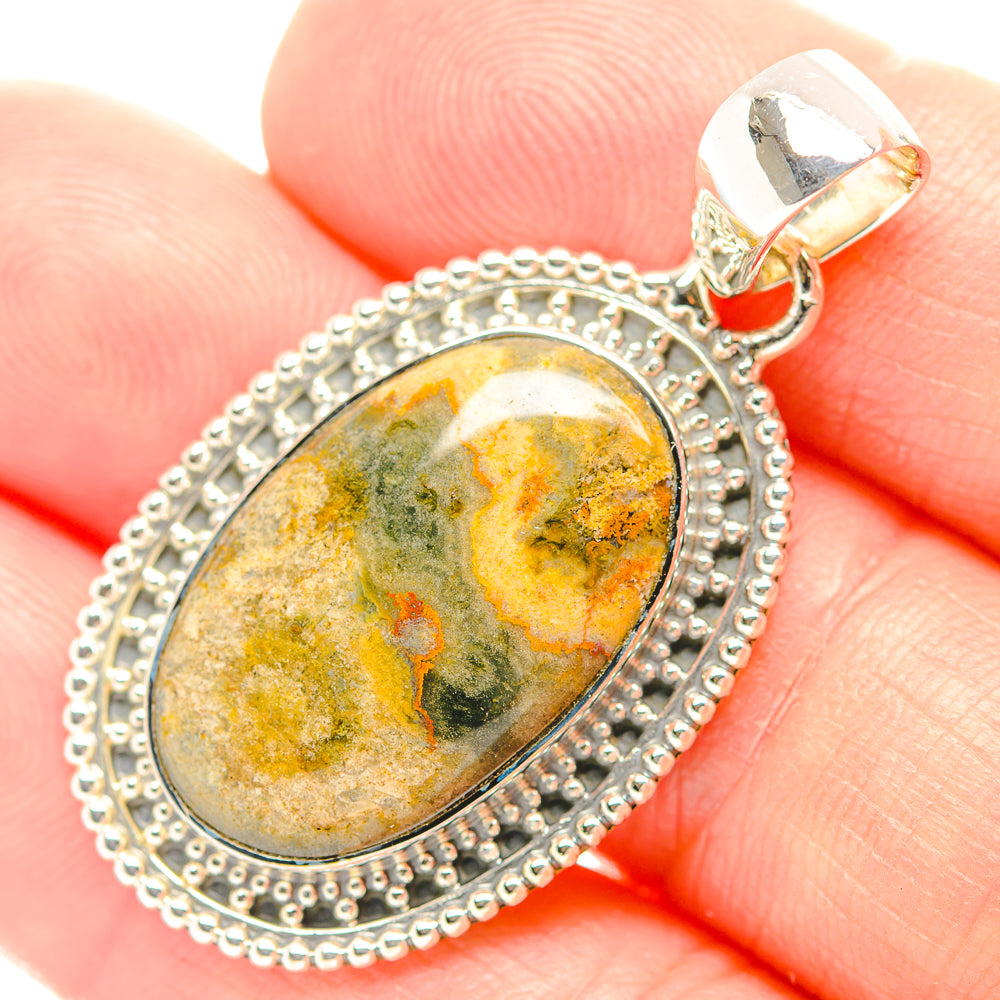 Ocean Jasper Pendants handcrafted by Anasilvercos - PD31960