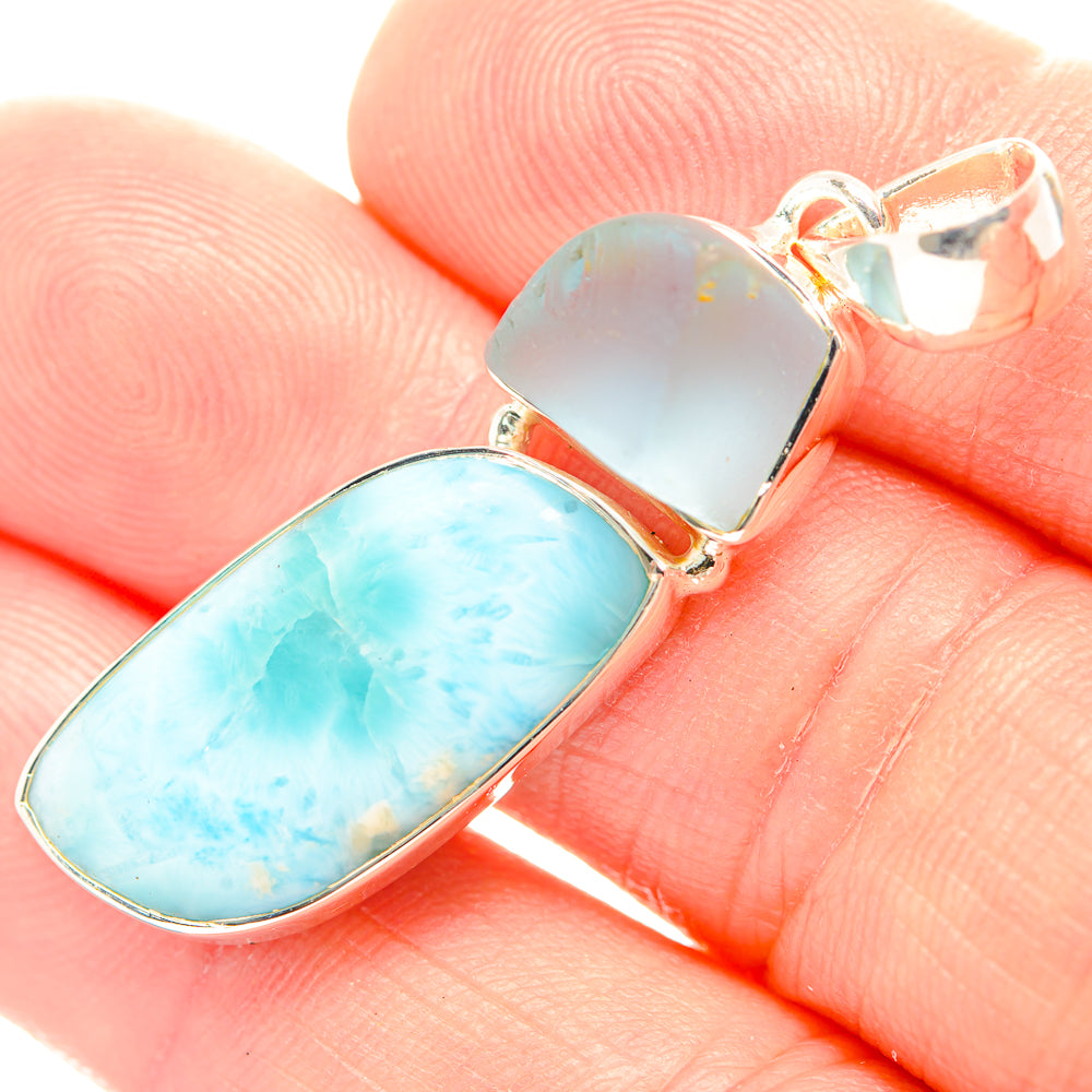 Larimar Pendants handcrafted by Anasilvercos - PD31965