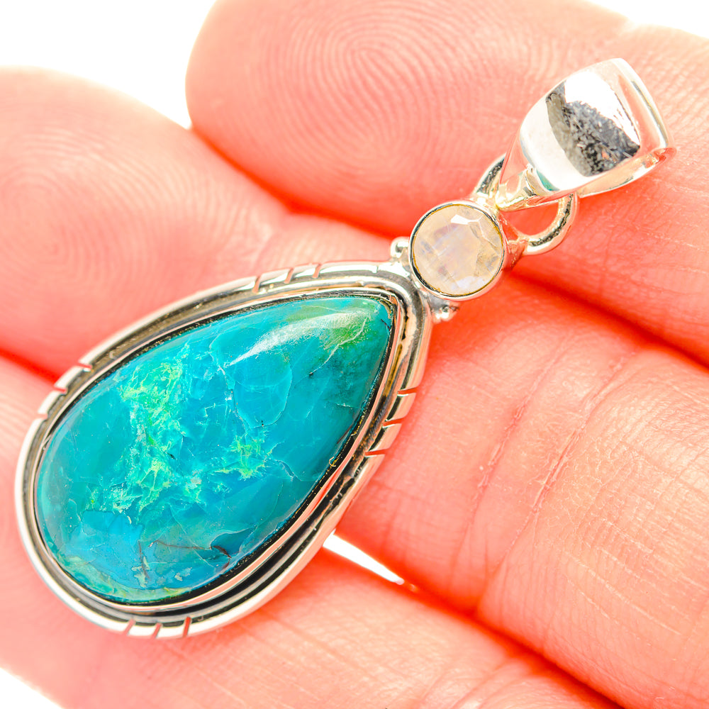 Chrysocolla Pendants handcrafted by Anasilvercos - PD31979