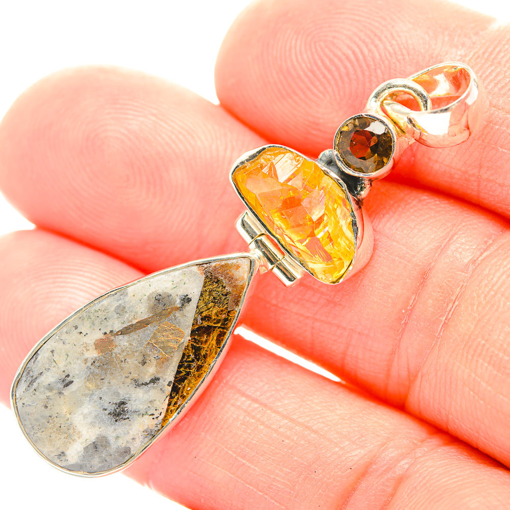 Astrophyllite Pendants handcrafted by Anasilvercos - PD31981