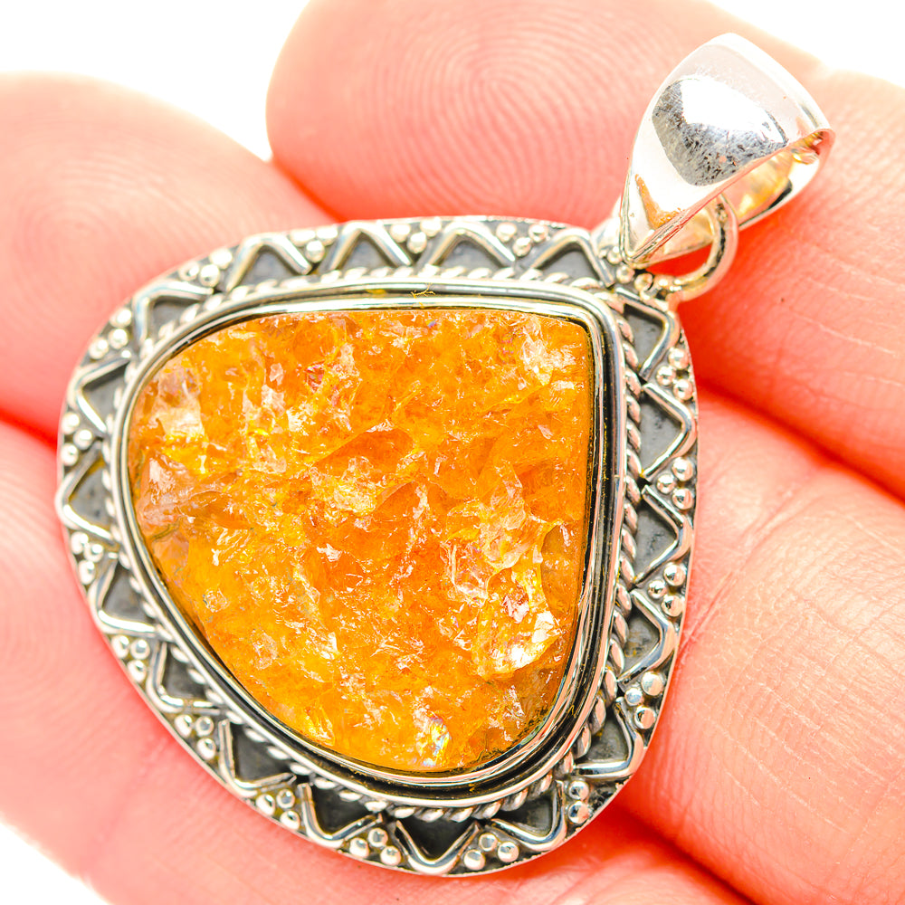 Citrine Pendants handcrafted by Anasilvercos - PD31992