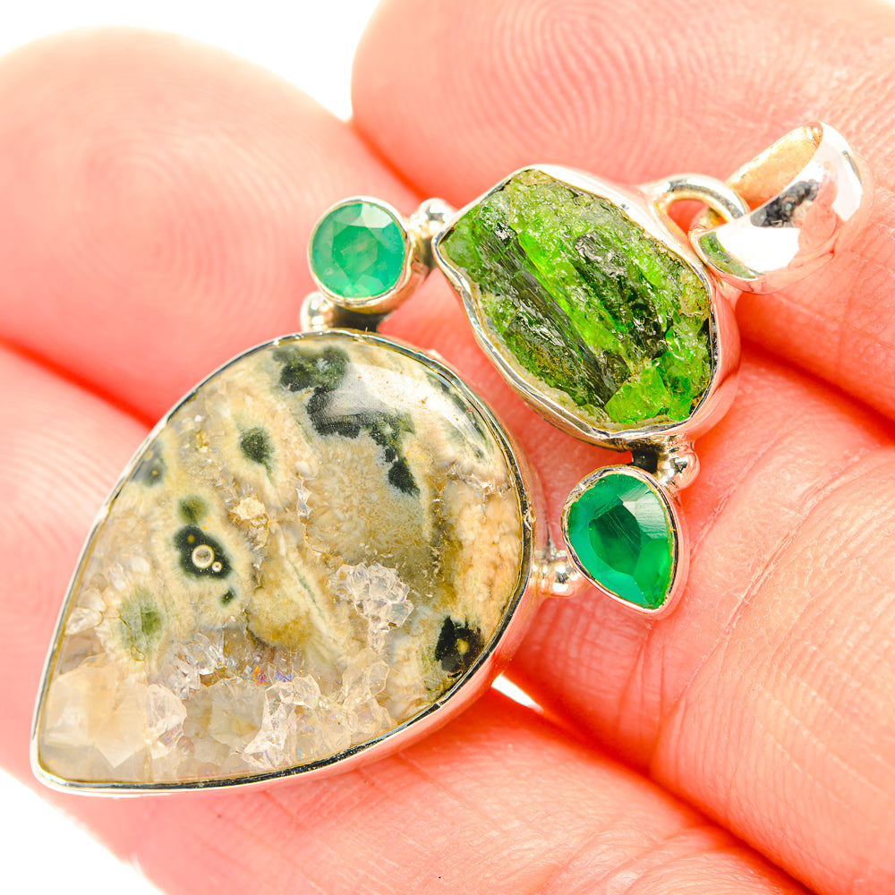 Ocean Jasper Pendants handcrafted by Anasilvercos - PD32009