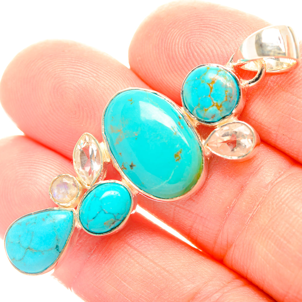 Chrysocolla Pendants handcrafted by Anasilvercos - PD32023