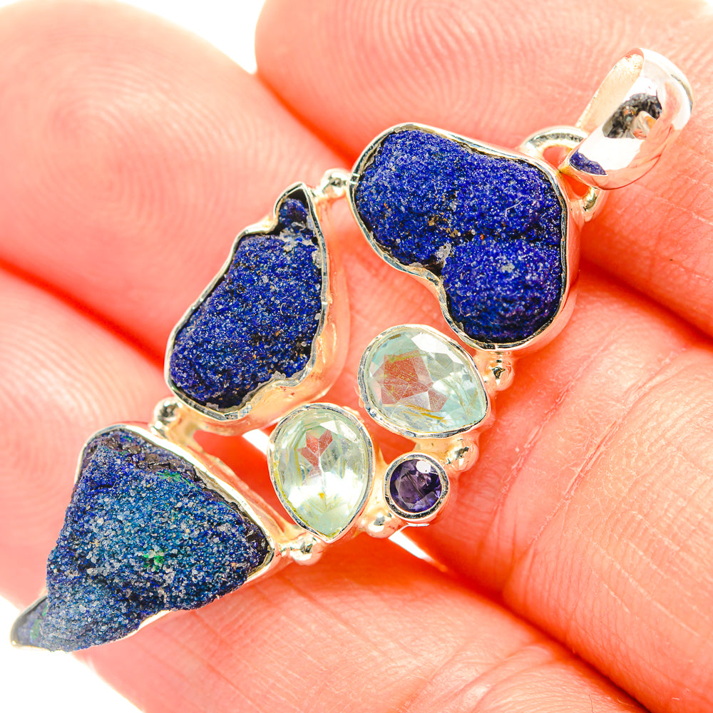 Lapis Lazuli Pendants handcrafted by Anasilvercos - PD32026