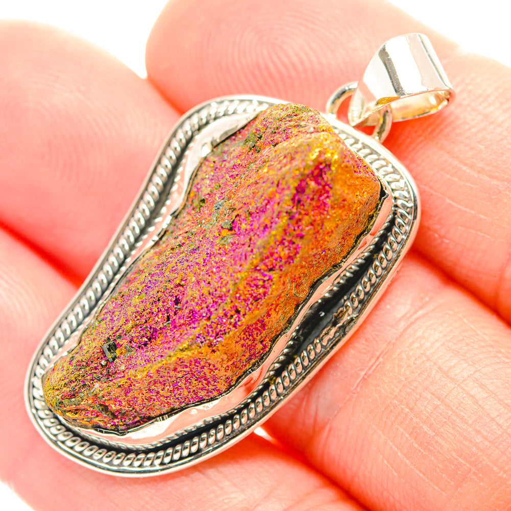Peacock Ore Pendants handcrafted by Anasilvercos - PD32047