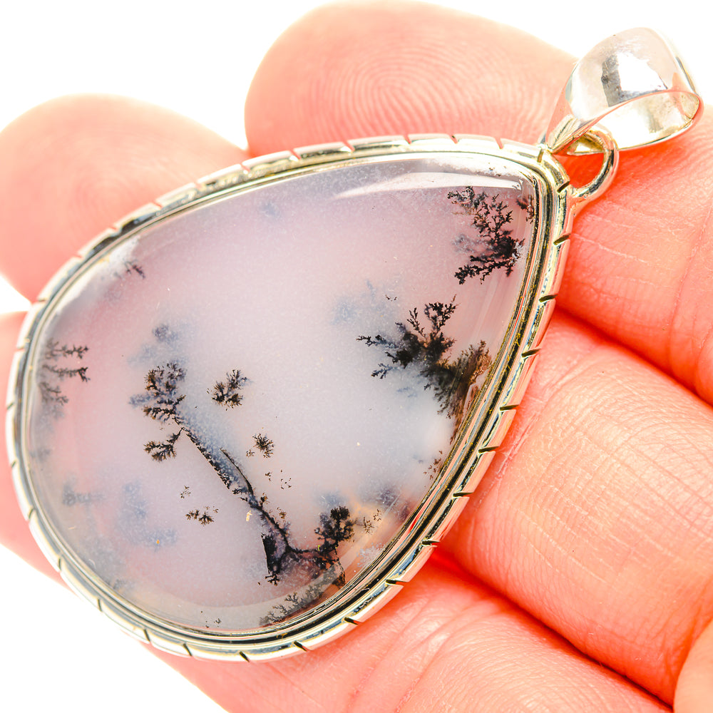 Dendritic Opal Pendants handcrafted by Anasilvercos - PD32060