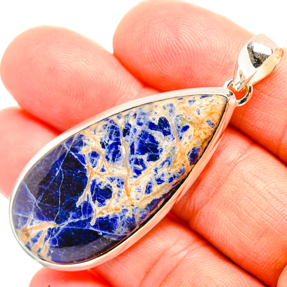 Sodalite Pendants handcrafted by Anasilvercos - PD32087