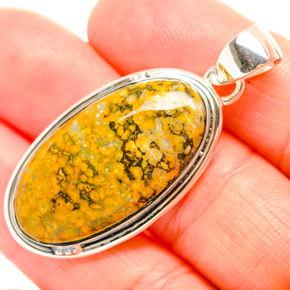 Ocean Jasper Pendants handcrafted by Anasilvercos - PD32090