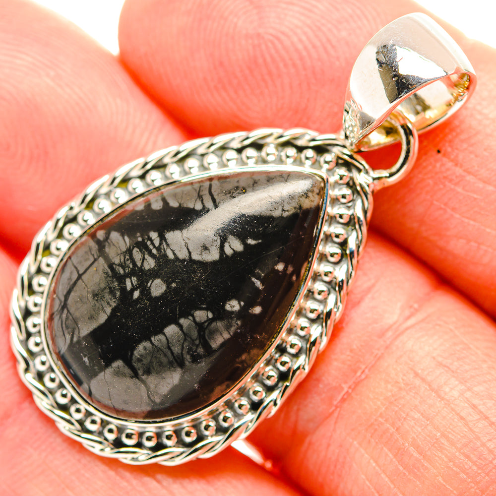 Picasso Jasper Pendants handcrafted by Anasilvercos - PD32115