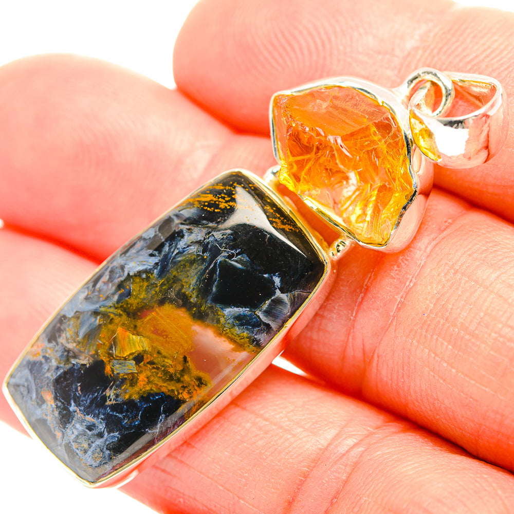 Pietersite Pendants handcrafted by Anasilvercos - PD32122